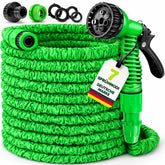 Flexibele Tuinslang - Inc. sproeikop - 45 meter - Groen