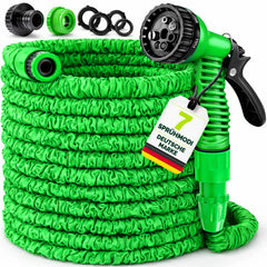 Flexibele Tuinslang - Inc. sproeikop - 45 meter - Groen