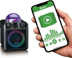 Karaoke set voor volwassenen - 1 Microfoon - Zwart - Lenco