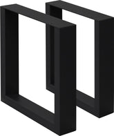 Tafelpoten salontafel - Metaal - 40x43 cm - Zwart - ECD Germany