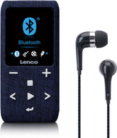 Lenco Xemio-861BU - MP3-speler met Bluetooth® en 8 GB micro SD - Blauw