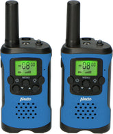 Alecto FR-115BW - Walkie Talkie voor kinderen en volwassenen - Set van 2 stuks - Bereik tot 5 km - Blauw •