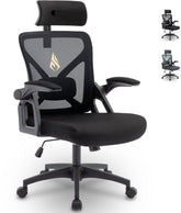 Ergonomische Bureaustoel - Office Chair - Gamestoel - Volwassenen - Zwart - SYMINO