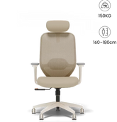FLEXISPOT Ergonomische Bureaustoel met Eenvoudige Bediening en Zacht Hoofdsteun (C5W)