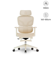 FLEXISPOT Ergonomische Mesh-bureaustoel, Abrikoos Kleuren (BS5W)
