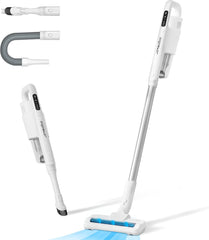 Steelstofzuiger - Stofzuiger Zonder zak - Draadloos - 150W - Wit - Aigostar •