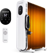 Olieradiator - 2300W Heater - Elektrische kachel - met Thermostaat - Wit - Aigostar