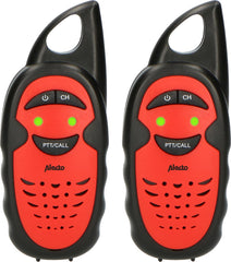 Alecto FR-05RD - Walkie Talkie voor kinderen en volwassenen - Set van 2 stuks - Bereik tot 3 km - Rood •