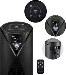 Taylor Swoden Torenventilator - Fluisterstil - Oscillatie - Zwart