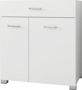 Wastafelkast - Wastafelmeubel - Wastafelonderkasten - 75x78,5x45 cm - Wit - ML-Design