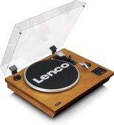 Lenco Platenspeler met Bluetooth - Ingebouwde Speakers - Auto-stop - LS-55WA - Hout •