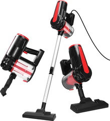 Steelstofzuiger - Stofzuiger Zonder zak - 6 Meter Kabel - 600W - Zwart - Aigostar