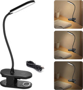 Tafellamp - Bureaulamp - Tafellamp slaapkamer - Zwart - Aigostar