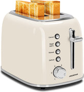 Broodrooster - Toaster - 2 sleuven - 800W - Beige