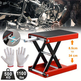 Motorkrik - Lift motorblok - Garagekrik - 500 kg - Rood •
