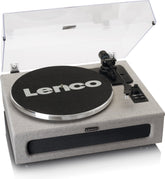 Lenco Platenspeler met Bluetooth - Vier ingebouwde Speakers 40W RMS - LS-440GY - Grijs •