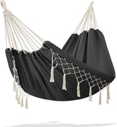 Kesser® Hangmat - Belastbaar tot 300kg - 320x150cm - Antraciet