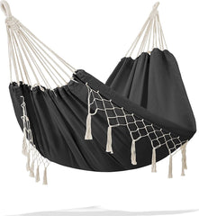 Kesser® Hangmat - Belastbaar tot 300kg - 320x150cm - Antraciet