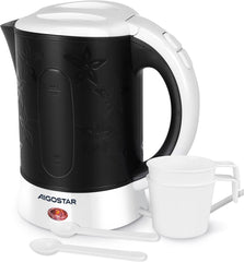 Waterkoker - Elektrisch - 0.6L - 650W - Zwart •