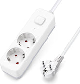 Stekkerdoos - Verlengsnoer - Verlengkabel - 5M - Wit - Aigostar