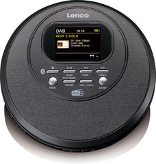 Lenco CD-500BK - Draagbare CD-speler met DAB en FM - Bluetooth - Zwart •
