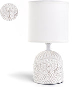 Tafellamp - Bureaulamp - Tafellamp slaapkamer - Wit - Aigostar