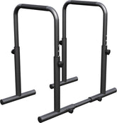 Gorilla Sports Dip Bars – Verstelbare Hoogte – Belastbaar tot 500 kg – Push up stand bar - Parallettes – Zwart