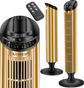 KESSER® Torenventilator - Fluisterstil - Oscillatie - Goud •