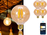 E27 LED lamp - Dimbaar - Filament lamp - 6W - 4 stuks - Aigostar