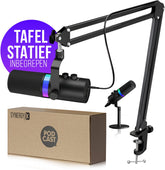 Microfoon - Gaming Microfoon - Met standaard - Zwart - SynergyX