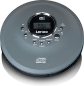 Lenco CD-400GY Discman - Draagbare CD-MP3 Speler met DAB+ en FM Radio - Anti-Shock bescherming en oplaadbare Batterij - Antraciet •