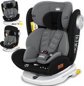 KIDIZ® Autostoeltje Isofix - 360° draaibaar - Zwart