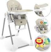 KIDIZ® 3in1 kinderstoel - Babystoel - Verstelbaar - Beige