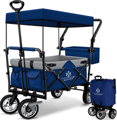 KESSER® Bolderkar - Opvouwbaar - Bolderwagen - Blauw •