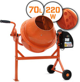 Betonmolen - Betonmixer - 70L - Oranje - Timbertech •