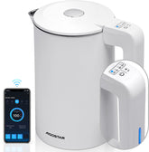 Waterkoker met temperatuurregeling - Elektrisch - 1.7L - 2200W - Wit •