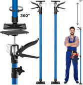 tectake®- Plafondsteun - Montagesteun met Elk 30 kg Draagvermogen en Snelsluiting - 115 tot Max. 290 cm - Diverse Modellen - (Set van 2 Blauw | Nr. 401692)