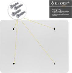 KESSER® Elektronische Kluis met cijferslot - 38x30x30cm - Zilver •