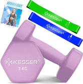 KESSER® 3KG Dumbells - Set van 2 - Halterset - Paars