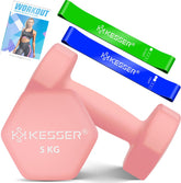 KESSER® 5KG Dumbells - Set van 2 - Halterset - Roze