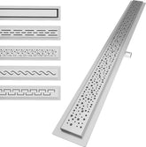 Doucheput - Douchegoot - Douche afvoer - RVS - 100 cm - Aquamarin®