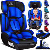 KIDIZ® Autostoeltje - 5-punts veiligheidsgordel - Blauw