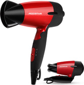 Fohn - Haardroger - Inklapbare Föhn - 1400W - Rood - Aigostar