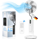 KESSER® Ventilator staand - Statiefventilator - Mist Ventilator - Wit •