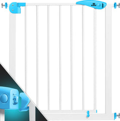 KIDIZ® Traphekje zonder boren - Veiligheidshekje - 74-87cm - Wit