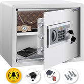 KESSER® Elektronische Kluis met cijferslot - 38x30x30cm - Zilver •