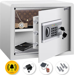 KESSER® Elektronische Kluis met cijferslot - 38x30x30cm - Zilver •