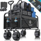 KESSER® Bolderkar - Opvouwbaar - Bolderwagen - Zwart