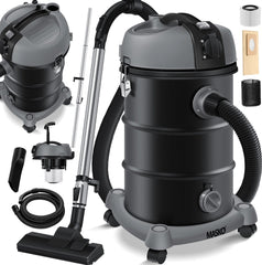 MASKO® Industriële stofzuiger 2300W - Droog- & Natzuigen - Antraciet