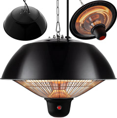 KESSER® Terrasverwarmer - Voor plafond - 1500W - Zwart